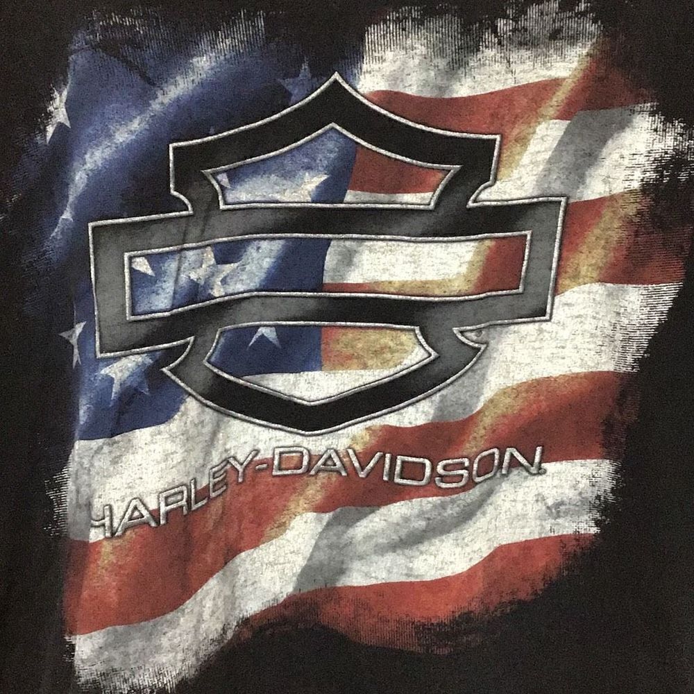 2012 Harley Davidson, American flag St. Louis Missouri size 2X Veterans estate s - Picture 2 of 5